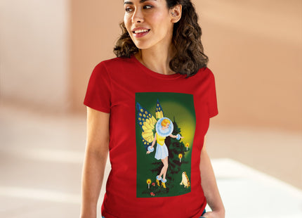 The Enchanted Encounter Women's Midweight Cotton Tee
