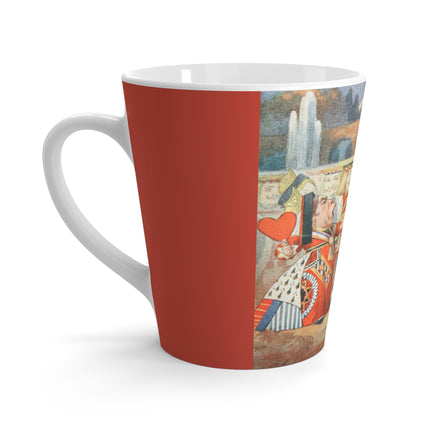 Off with her head! Off with— by Sir John Tenniel Latte Mug