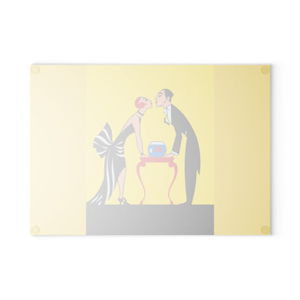 A Moment of Elegance Glass Cutting Board