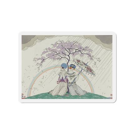 L’Arc-en-Ciel by George Barbier Die-Cut Magnets (5 Sizes)