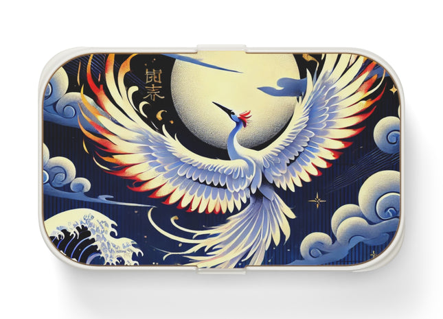 Majestic White Crane Bento Lunch Box
