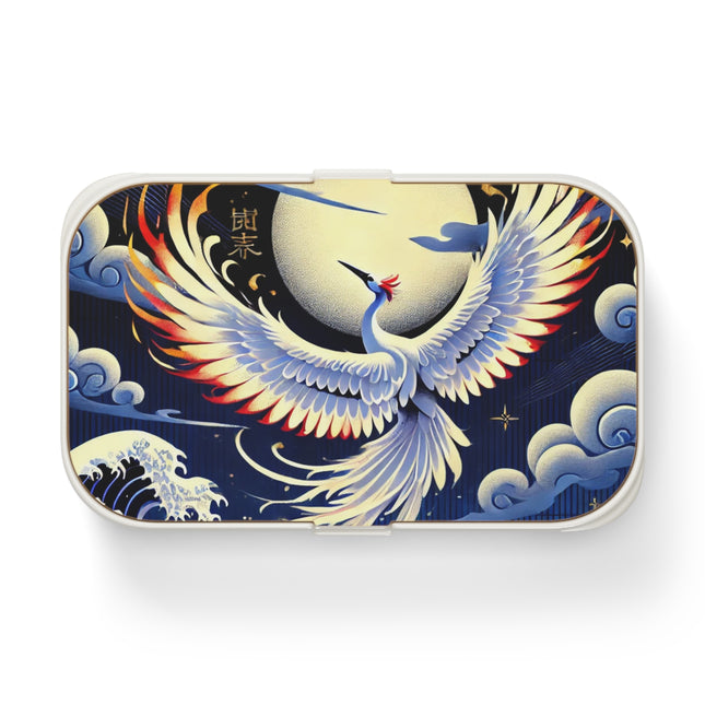 Majestic White Crane Bento Lunch Box