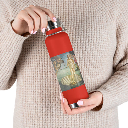 Birth of Venus by Sandro Botticelli Copper Vacuum Insulated Bottle, 22oz