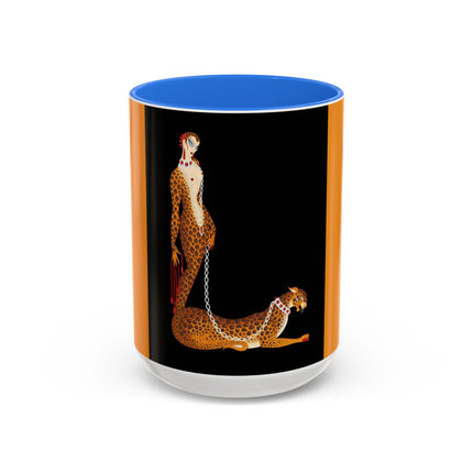 Leopard Queen Colorful Mugs – Wild Beauty & Art Deco Glamour