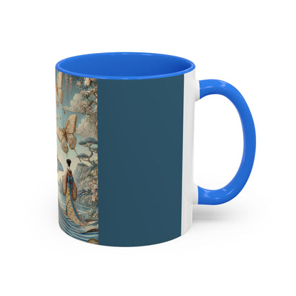 Butterfly Empress Colorful Mug – Graceful Butterflies & Timeless Elegance