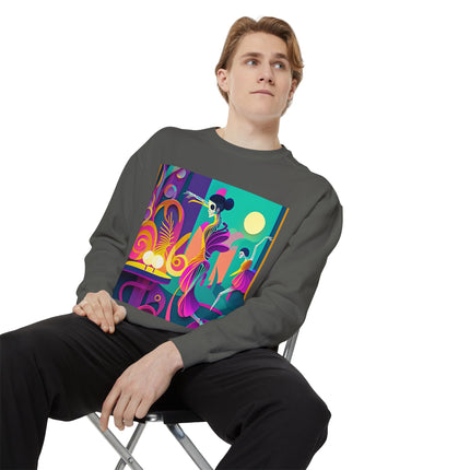 Dance of the Skeleton Ballerinas Unisex Garment-Dyed Sweatshirt