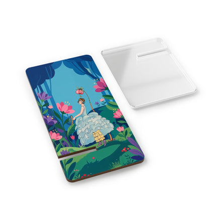 🌸💙 The Lady Of The Enchanted Garden Mobile Display Stand – Art Deco Floral Fantasy