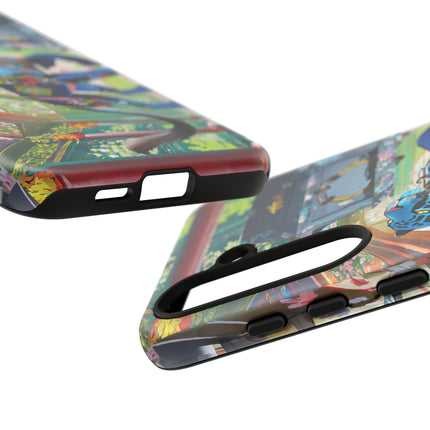 Cyber Panther's Hunt Phone Cases