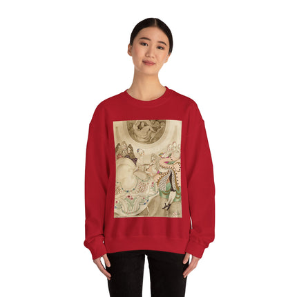 Sur talons rouges (On Red Heels) pl 01 by Gerda Wegener Heavy Blend™ Crewneck Sweatshirt
