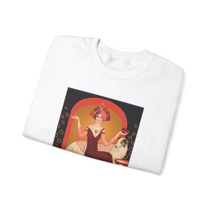 January & Garnet (from the Gem Series) by Sofia Chiostri Heavy Blend™ Crewneck Sweatshirt