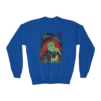 Mirror, Mirror A Witch's Touch Youth Crewneck Sweatshirt
