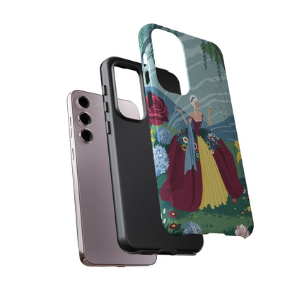 🌹🌿 The Willow Garden Promenade Phone Case – Art Deco Floral Elegance