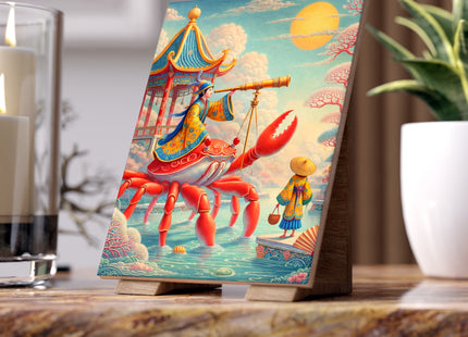 The Celestial Crab Navigator Ceramic Tile