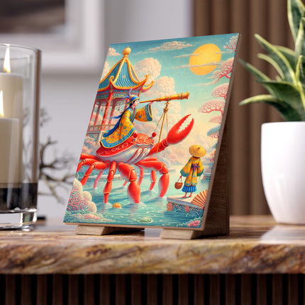 The Celestial Crab Navigator Ceramic Tile