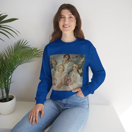 Les Femmes Fatales by Gerda Wegener Heavy Blend™ Crewneck Sweatshirt