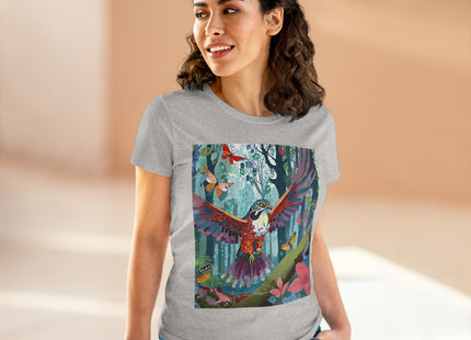 A Colorful Raptor Cotton Tee