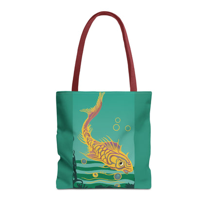 Golden Serenity Tote Bag (AOP)