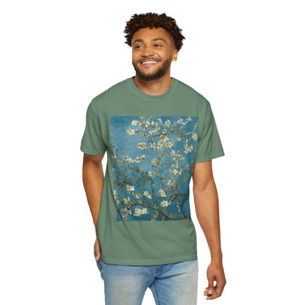 Almond Blossom by Vincent van Gogh Unisex Garment-Dyed T-shirt