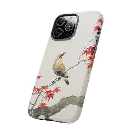 Japanese Bird on Maple by Ohara Koson Phone Cases