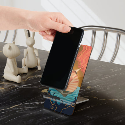 ⛵🦪 The Pearl Shell Sailor Mobile Display Stand – Art Deco Seaside Fantasy