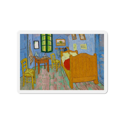 The Bedroom by Vincent van Gogh Die-Cut Magnets (5 Sizes)