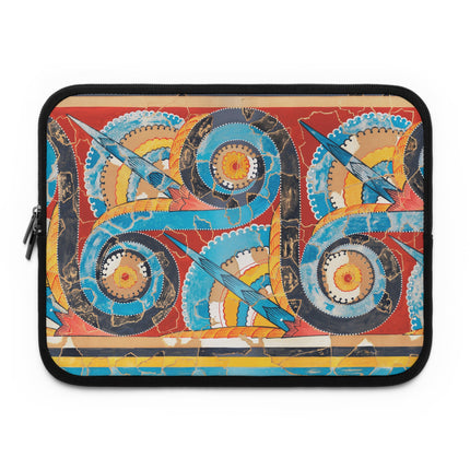 Reproduction of S-Spiral Frieze by Emile Gilliéron Laptop Sleeve