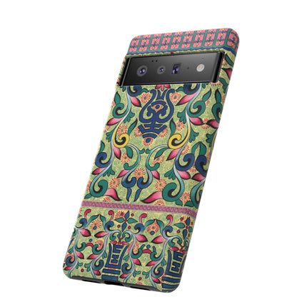 Colorful Flower Pattern by Owen Jones Phone Cases