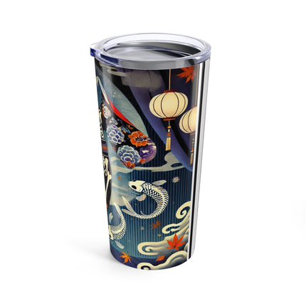 Skeleton Kabuki Performer Tumbler 20oz