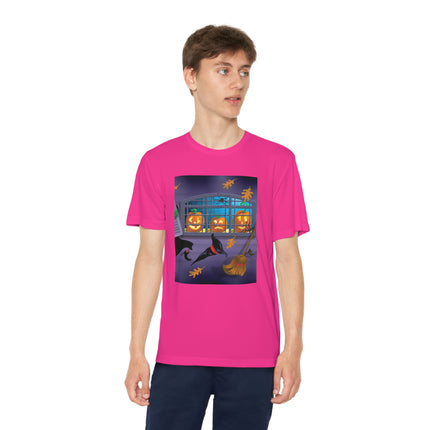 Whimsical Halloween Mischief Youth Competitor Tee