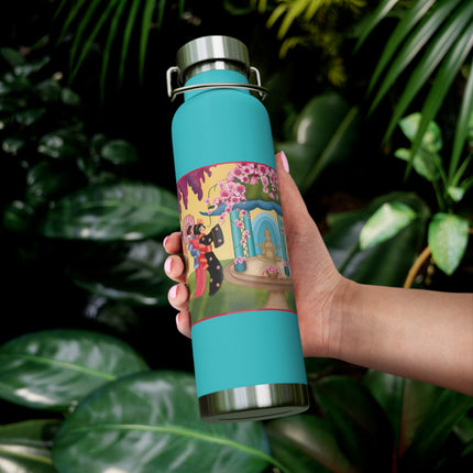 A Dance of Colors and Serenity by Carlo Chiostri Copper Vacuum Insulated Bottle, 22oz