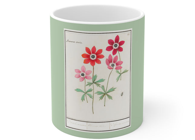 Anemoon, Anemone by Anselmus Boëtius de Boodt Ceramic Mug 11oz