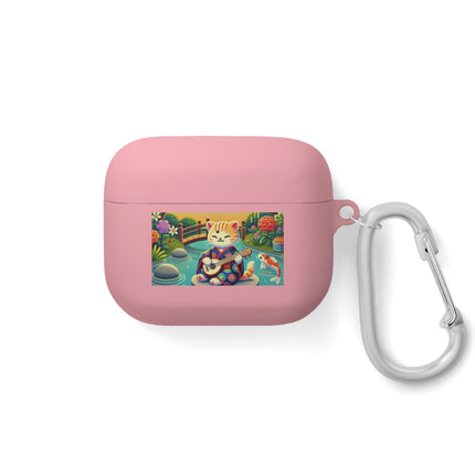 Melodic Kitten by the Koi Pond AirPods and AirPods Pro Case
