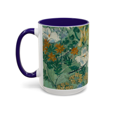 Flowers by August Babberger Colorful Mugs (11oz, 15oz)