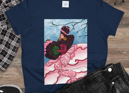 Winter Rose Empress Women's Midweight Cotton Tee