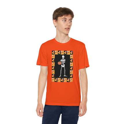 Candy Corn Skeleton Youth Competitor Tee
