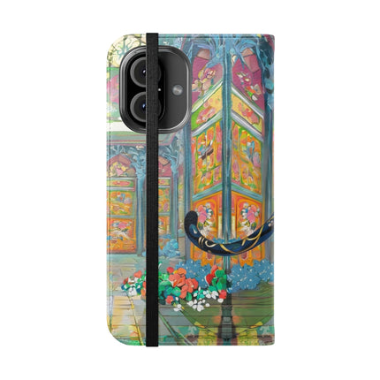 🐾💎 Cyber Panther's Hunt Flip Case – Digital Instinct & Neon Pursuit