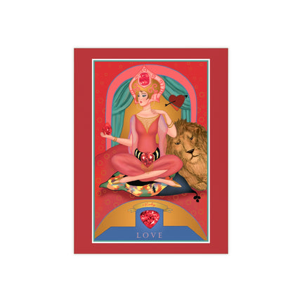 July & Ruby Ceramic Tile — Gem Series by Sofia Chiostri