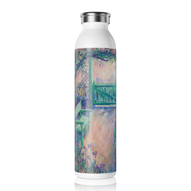 The Artist’s Garden by Theodore Earl Butler Slim Water Bottle