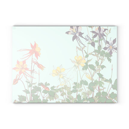 Aquilegia by Tanigami Kônan Glass Cutting Board