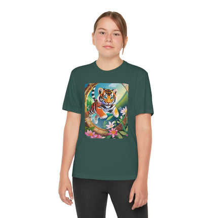 Majestic Tiger Cub Youth Competitor Tee – Courage, Adventure & Fiery Spirit