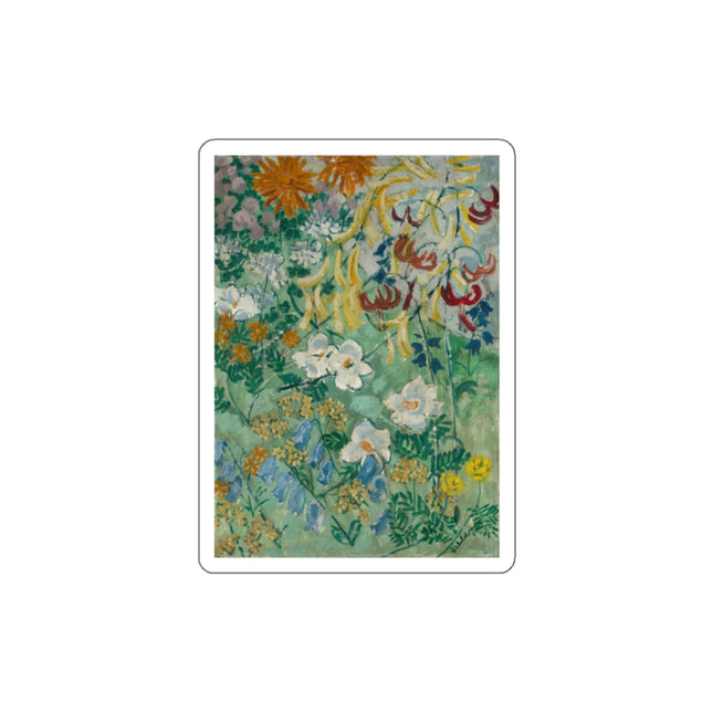 Flowers by August Babberger Die-Cut Stickers (5 Sizes)