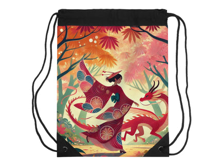 The Dragon Fairy’s Dance Drawstring Bag