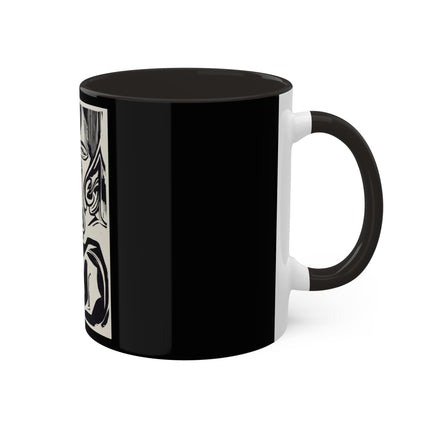 The Large Cow by Ernst Ludwig Kirchner Colorful Mugs, 11oz