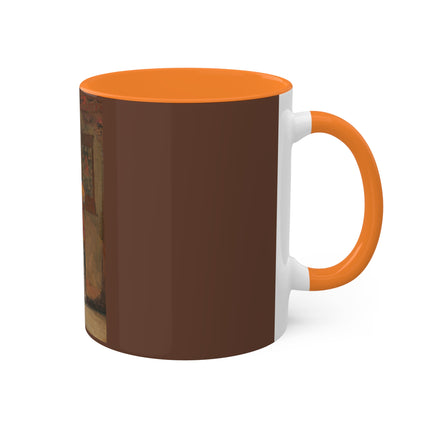 A Buddhist Lama at a Feast at Pemionchi Monastery by Vasily Vereshchagin Colorful Mugs, 11oz