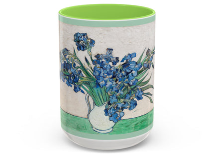Irises by Vincent Van Gogh Colorful Mugs (11oz, 15oz)