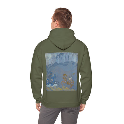 The Duel by Nicholas Roerich Unisex Heavy Blend™ Hooded Sweatshirt