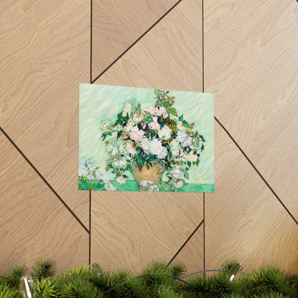 Roses by Vincent Van Gogh Matte Horizontal Posters