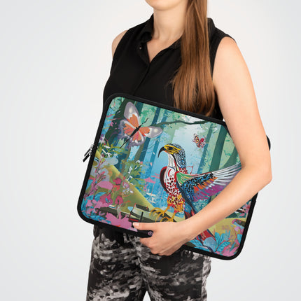 A Colorful Raptor Laptop Sleeve