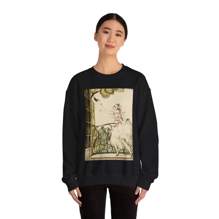 Sur talons rouges (On Red Heels) pl 02 by Gerda Wegener Heavy Blend™ Crewneck Sweatshirt