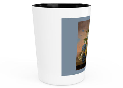 Floral Still Life by Franz Xaver Petter Ceramic Shot Glass